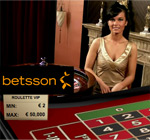 betsson live casino Roulette